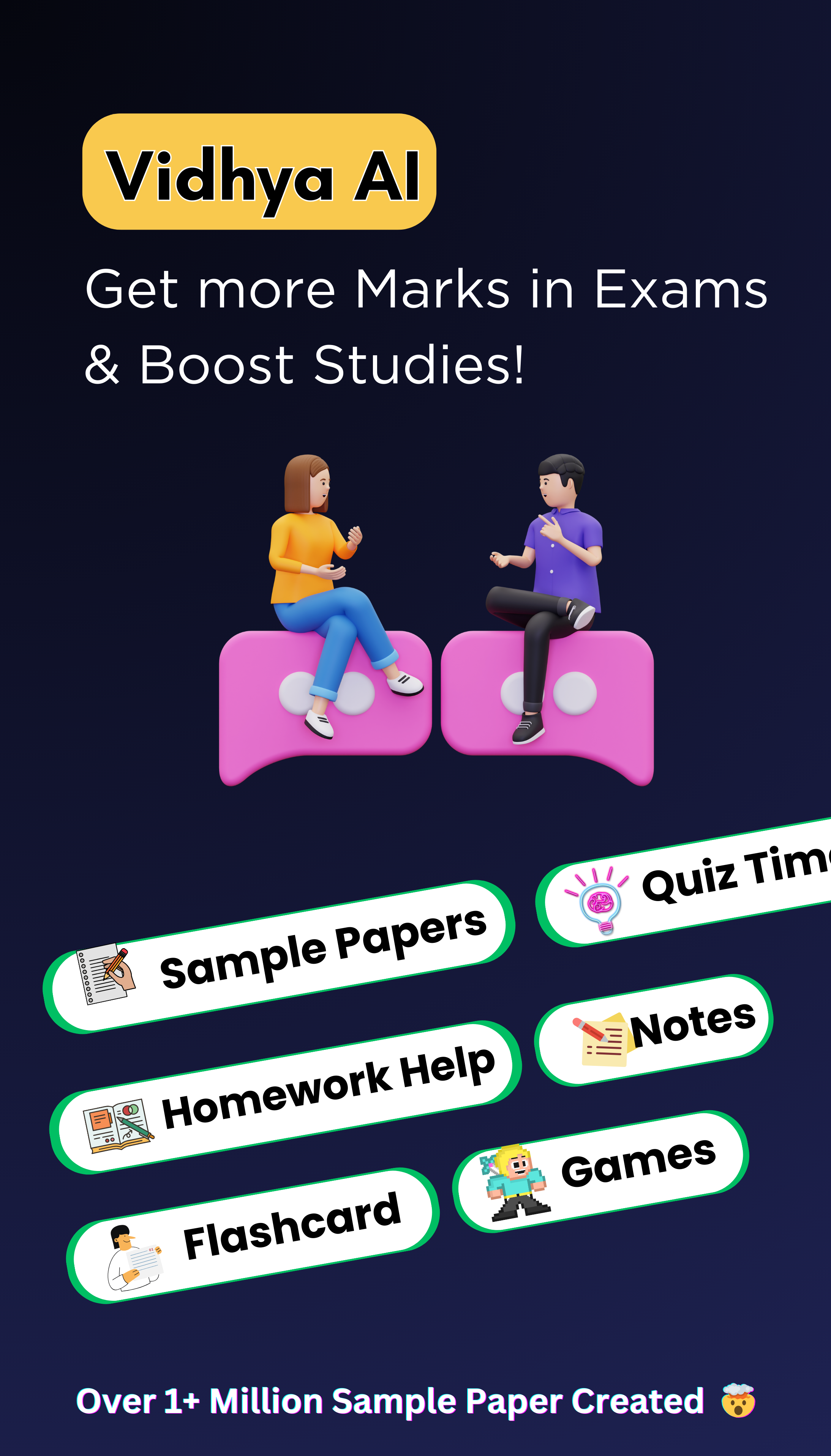  Vidhya AI – 24/7 Study Buddy